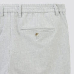 Pantalon Chino Slim à Carreaux Bi-stretch -Men's Clothing Soldes Boutique 1003091 18118 V10