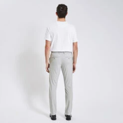 Pantalon Chino Slim à Carreaux Bi-stretch -Men's Clothing Soldes Boutique 1003091 18118 V3