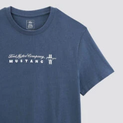 Tee-shirt Manches Courtes Imprimé Mustang 16 Tee-shirt Manches Courtes Imprimé Mustang -Men's Clothing Soldes Boutique 1003106 11303 V8