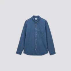 Chemise Regular Uni En Jean 16 Chemise Regular Uni En Jean -Men's Clothing Soldes Boutique 1003123 11214 V11