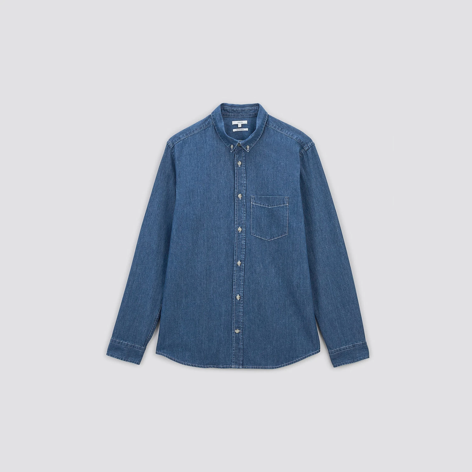 Chemise Regular Uni En Jean 7 Chemise Regular Uni En Jean – Image 7