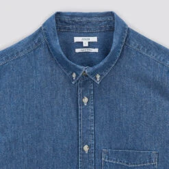 Chemise Regular Uni En Jean 17 Chemise Regular Uni En Jean -Men's Clothing Soldes Boutique 1003123 11214 V8