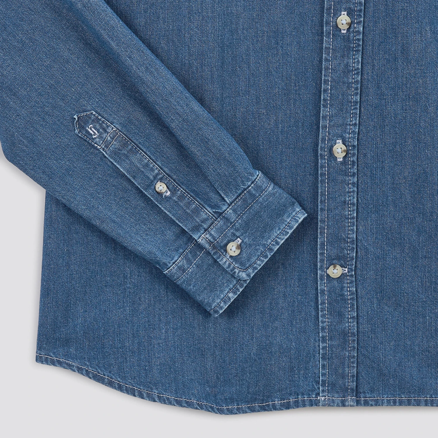 Chemise Regular Uni En Jean 9 Chemise Regular Uni En Jean – Image 9