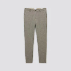 Pantalon Chino Slim à Carreaux Pied De Puce -Men's Clothing Soldes Boutique 1003127 19900 V11