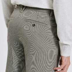 Pantalon Chino Slim à Carreaux Pied De Puce -Men's Clothing Soldes Boutique 1003127 19900 V4