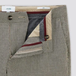 Pantalon Chino Slim à Carreaux Pied De Puce -Men's Clothing Soldes Boutique 1003127 19900 V8