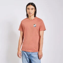 Tee Shirt Imprimé Poitrine