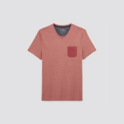 Tee Shirt Col V Matière Fantaisie 15 Tee Shirt Col V Matière Fantaisie -Men's Clothing Soldes Boutique 1003161 13479 V11