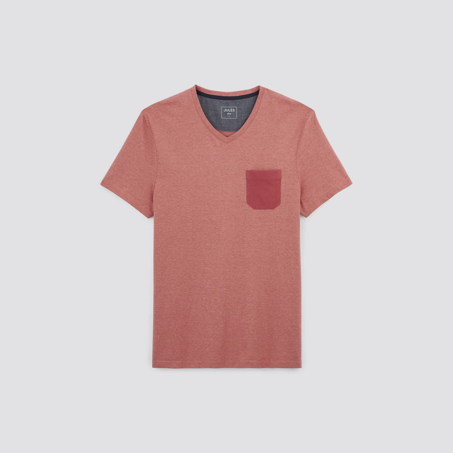 Tee Shirt Col V Matière Fantaisie 7 Tee Shirt Col V Matière Fantaisie – Image 7