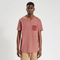 Tee Shirt Col V Matière Fantaisie 13 Tee Shirt Col V Matière Fantaisie -Men's Clothing Soldes Boutique 1003161 13479 V2