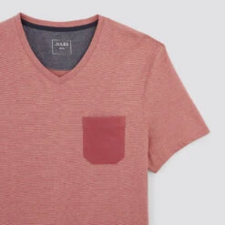 Tee Shirt Col V Matière Fantaisie 16 Tee Shirt Col V Matière Fantaisie -Men's Clothing Soldes Boutique 1003161 13479 V8