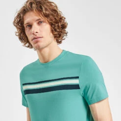 Tee Shirt Bandes Placées Printées 10 Tee Shirt Bandes Placées Printées -Men's Clothing Soldes Boutique 1003163 16084 V4