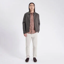 Chemise Regular Imprimé Fleur Coton -Men's Clothing Soldes Boutique 1003176 13714 V6