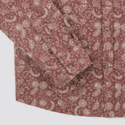 Chemise Regular Imprimé Fleur Coton -Men's Clothing Soldes Boutique 1003176 13714 V9