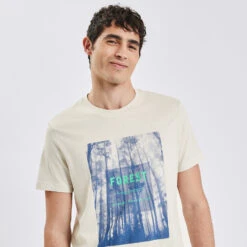 Tee Shirt Imprimé Placé -Men's Clothing Soldes Boutique 1003179 10516 V4