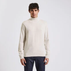 Pull à Col Roulé Essentiel -Men's Clothing Soldes Boutique 1003209 10141 V2