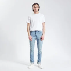 Jean Slim En Coton Et Polyester Recyclés Waterless 12 Jean Slim En Coton Et Polyester Recyclés Waterless -Men's Clothing Soldes Boutique 1003221 11234 V2