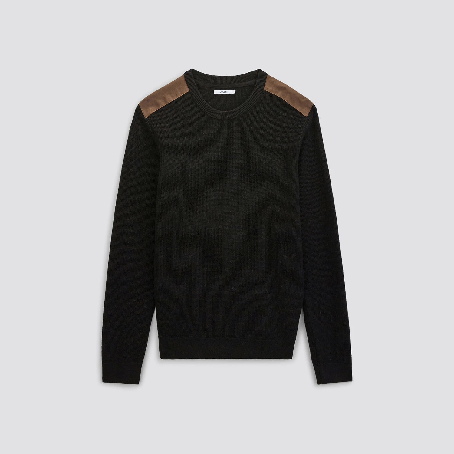 Pull à Col Rond Et Patch épaule 7 Pull à Col Rond Et Patch épaule – Image 7