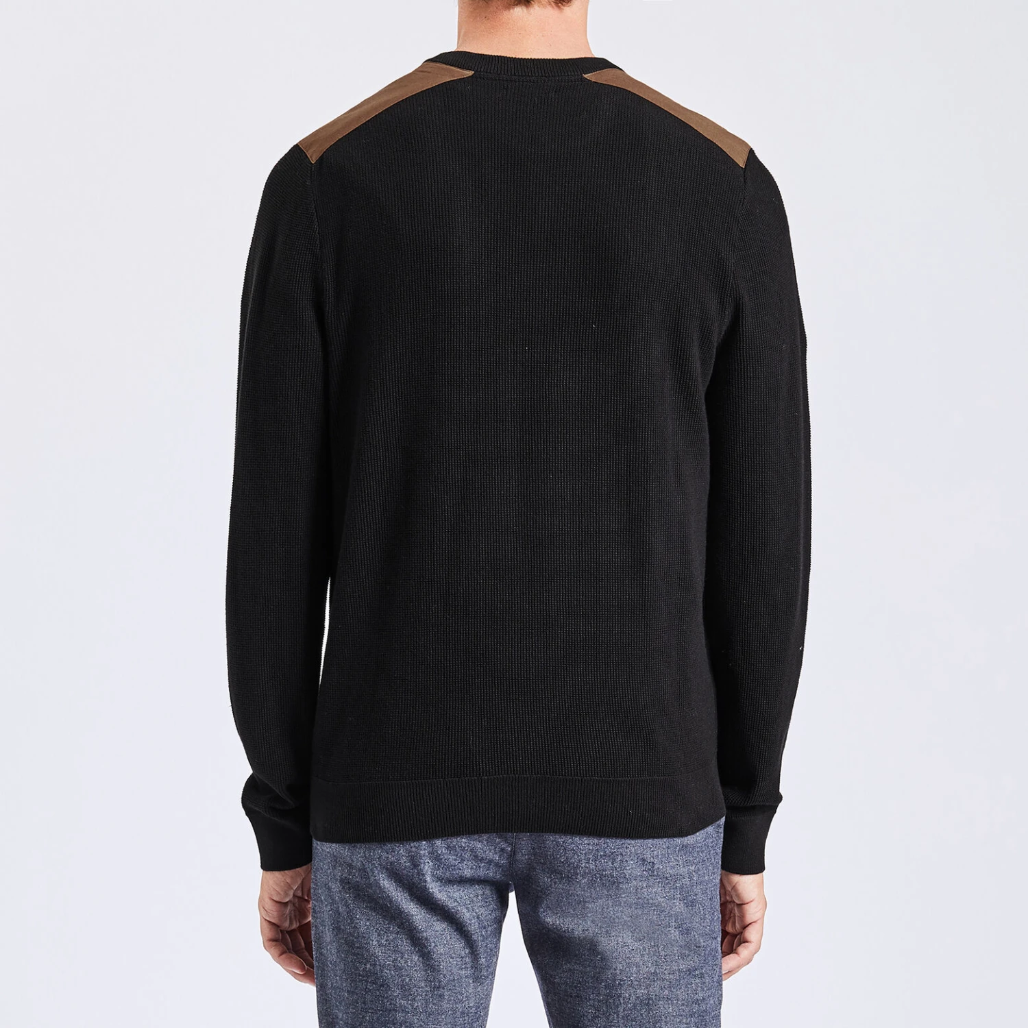 Pull à Col Rond Et Patch épaule 6 Pull à Col Rond Et Patch épaule – Image 6