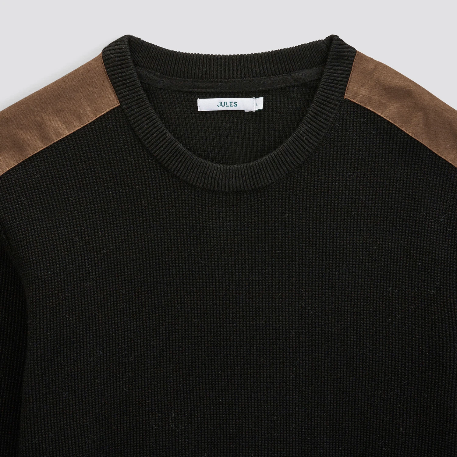 Pull à Col Rond Et Patch épaule 8 Pull à Col Rond Et Patch épaule – Image 8