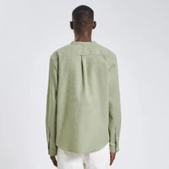 Chemise Regular Unie Coton Recyclé Nid D'abeille -Men's Clothing Soldes Boutique 1003265 16042 V3