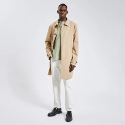 Chemise Regular Unie Coton Recyclé Nid D'abeille -Men's Clothing Soldes Boutique 1003265 16042 V6