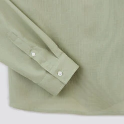 Chemise Regular Unie Coton Recyclé Nid D'abeille -Men's Clothing Soldes Boutique 1003265 16042 V9