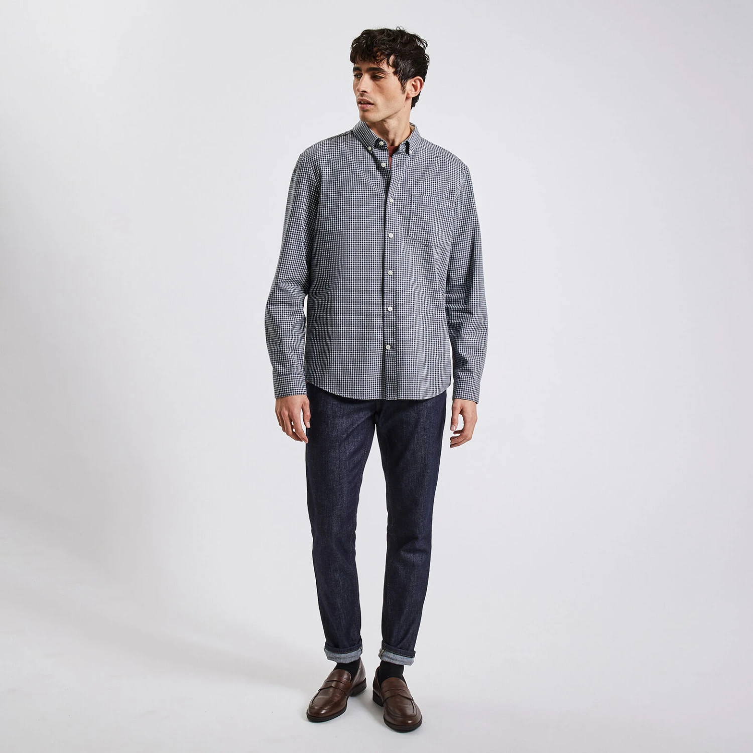 Chemise Regular Carreaux Neps Coton 2 Chemise Regular Carreaux Neps Coton – Image 2