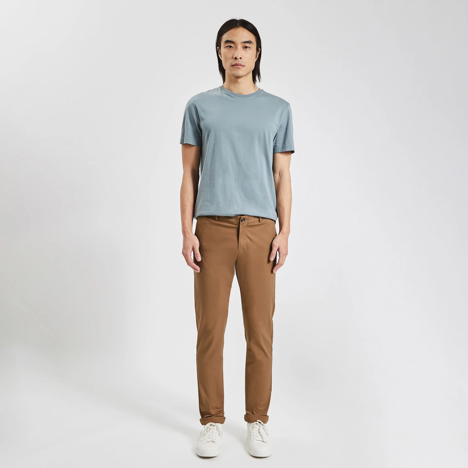 Pantalon Chino Slim Urbain Léger 5 Pantalon Chino Slim Urbain Léger – Image 5