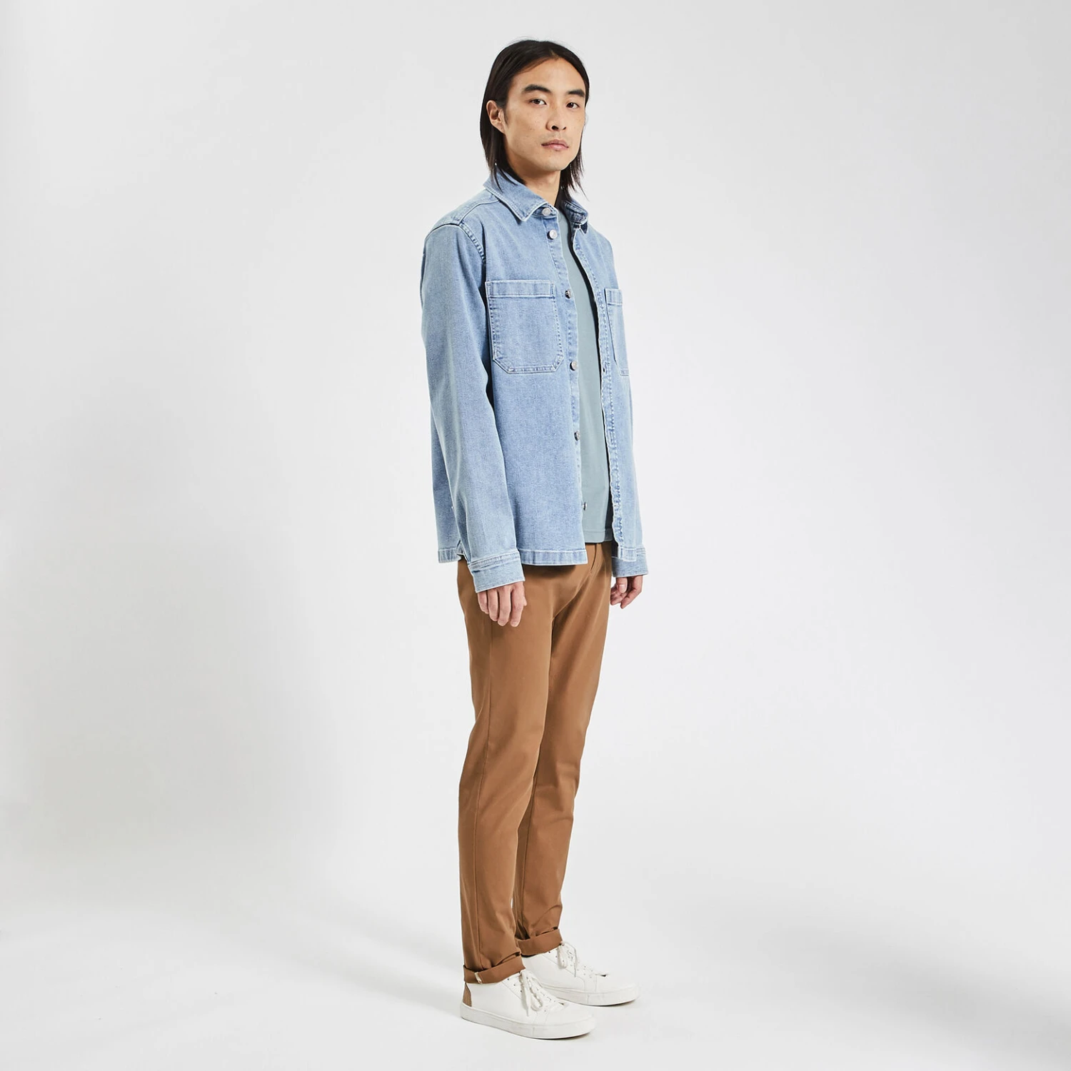 Pantalon Chino Slim Urbain Léger 2 Pantalon Chino Slim Urbain Léger – Image 2