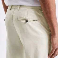 Pantalon Chino Straight En Twill -Men's Clothing Soldes Boutique 1003422 10118 V4