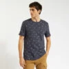 Tee Shirt Matière Fantaisie Et Imprimé All Over -Men's Clothing Soldes Boutique 1003510 11307 V1