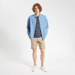 Tee Shirt Matière Fantaisie Et Imprimé All Over 12 Tee Shirt Matière Fantaisie Et Imprimé All Over -Men's Clothing Soldes Boutique 1003510 11307 V6