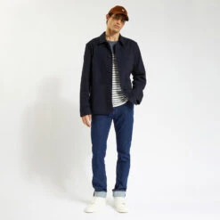 Tee Shirt Colorblock Marinière -Men's Clothing Soldes Boutique 1003511 11845 V6