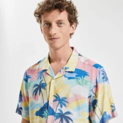 Chemisette Hawaienne Regular Viscose Ecovero 10 Chemisette Hawaienne Regular Viscose Ecovero -Men's Clothing Soldes Boutique 1003523 19900 V4