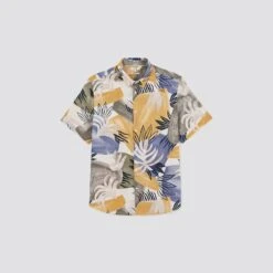 Chemisette Regular Imprimée Lin Coton 15 Chemisette Regular Imprimée Lin Coton -Men's Clothing Soldes Boutique 1003536 19100 V11