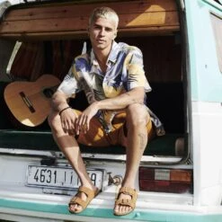 Chemisette Regular Imprimée Lin Coton