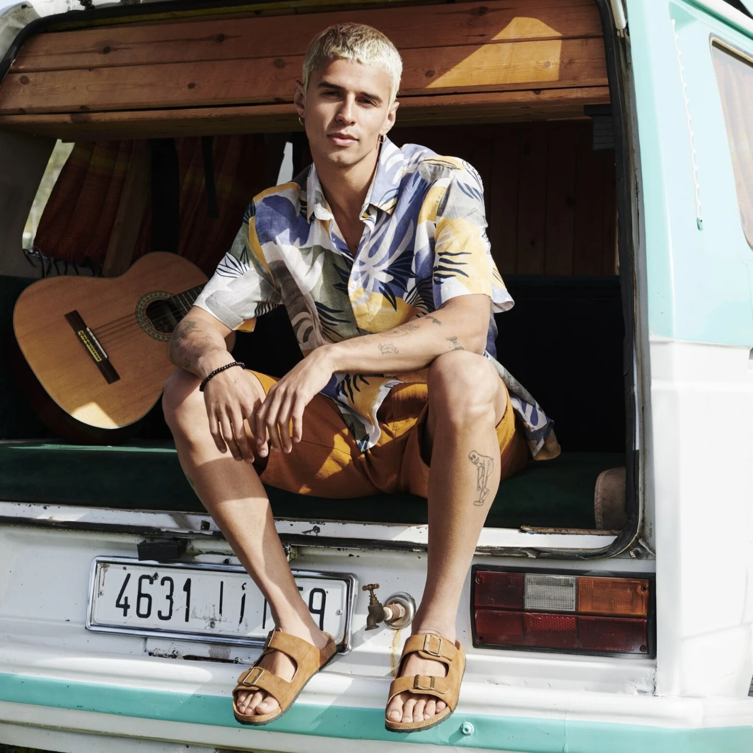 Chemisette Regular Imprimée Lin Coton 1 Chemisette Regular Imprimée Lin Coton