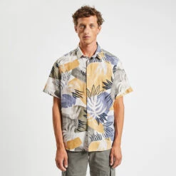 Chemisette Regular Imprimée Lin Coton 13 Chemisette Regular Imprimée Lin Coton -Men's Clothing Soldes Boutique 1003536 19100 V2