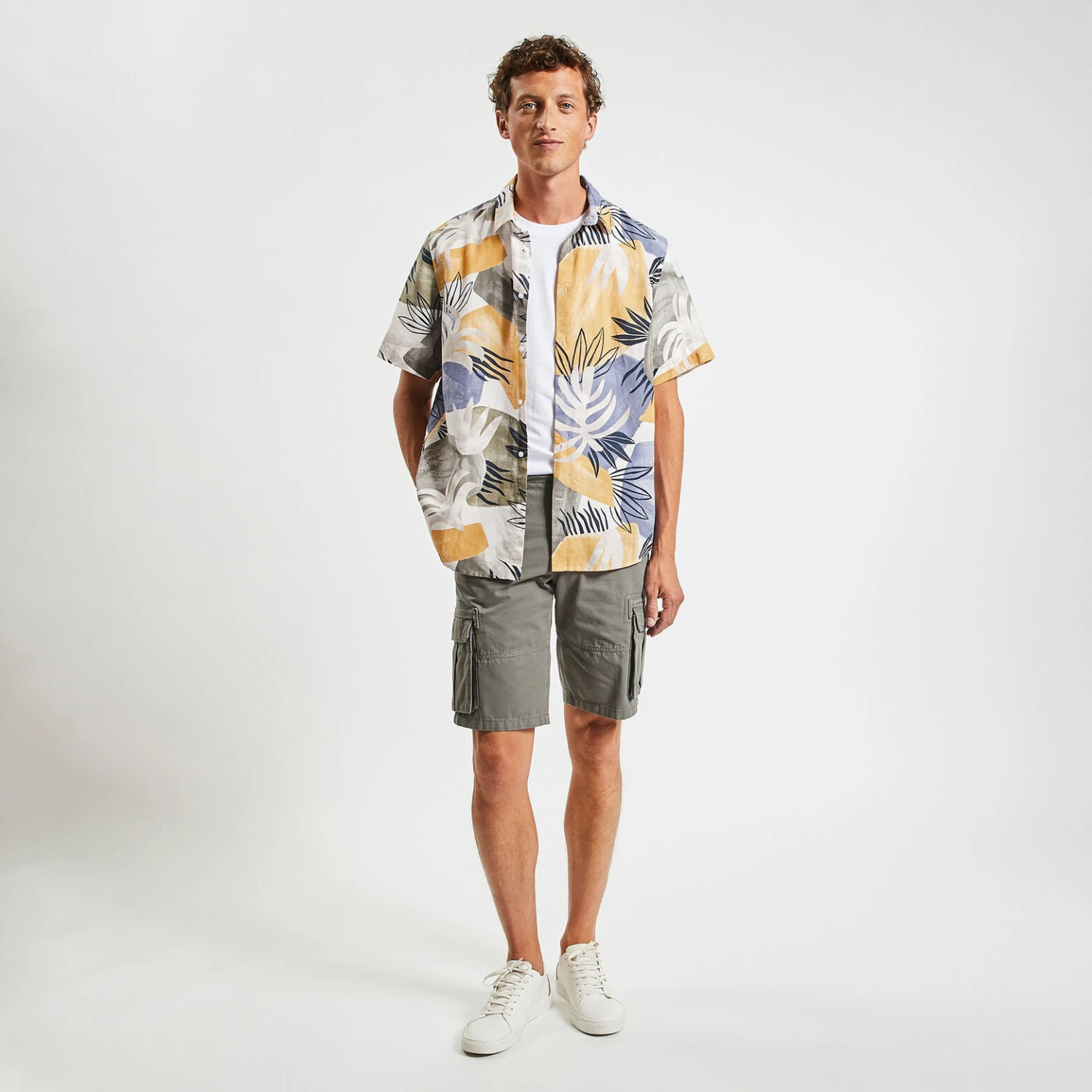 Chemisette Regular Imprimée Lin Coton 3 Chemisette Regular Imprimée Lin Coton – Image 3