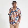 Chemise Hawaienne Imprimée Viscose Lin -Men's Clothing Soldes Boutique 1003537 19100 V1