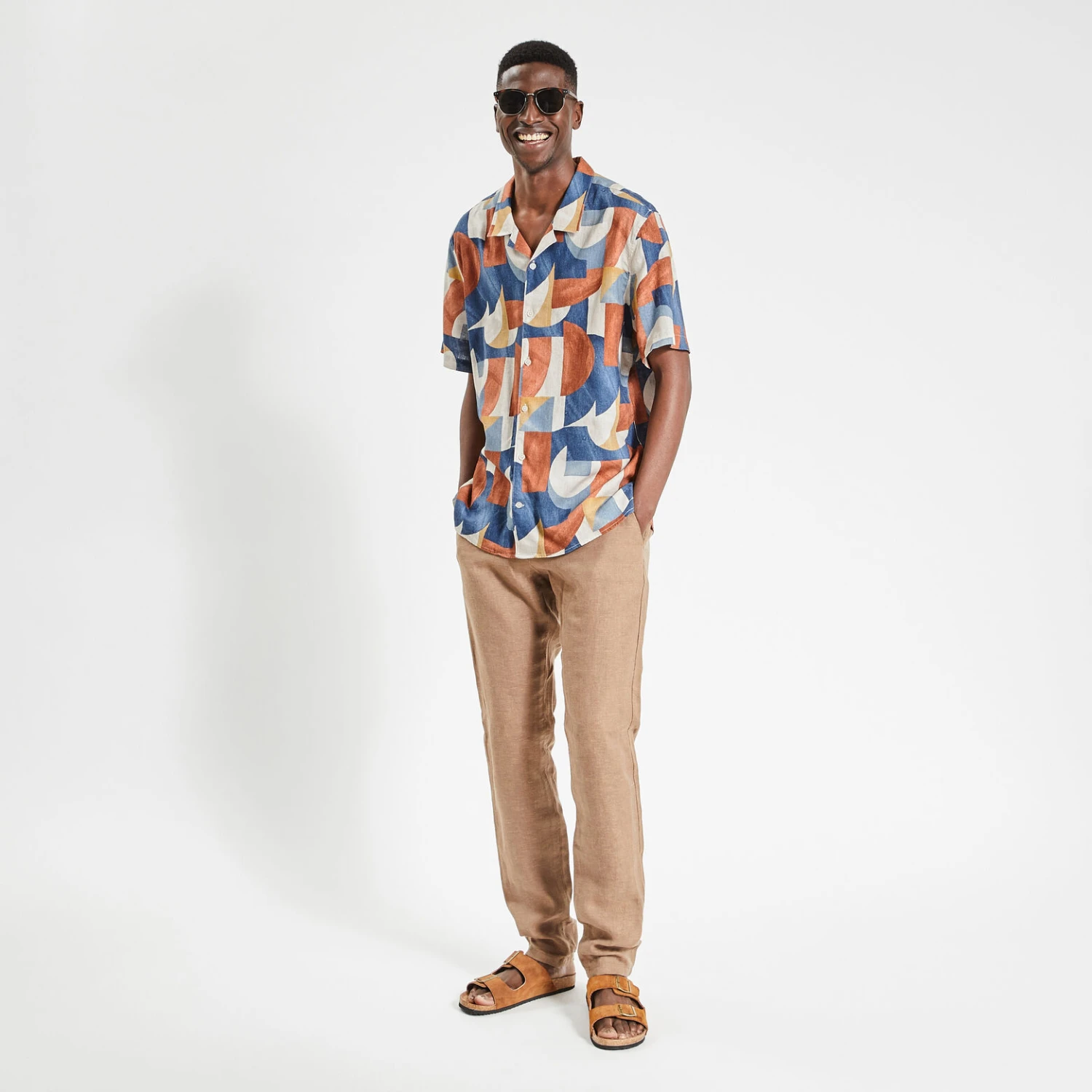 Chemise Hawaienne Imprimée Viscose Lin 2 Chemise Hawaienne Imprimée Viscose Lin – Image 2