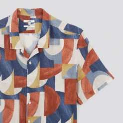 Chemise Hawaienne Imprimée Viscose Lin 14 Chemise Hawaienne Imprimée Viscose Lin -Men's Clothing Soldes Boutique 1003537 19100 V8