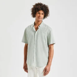 Chemisette Regular Oxford Coton Neps