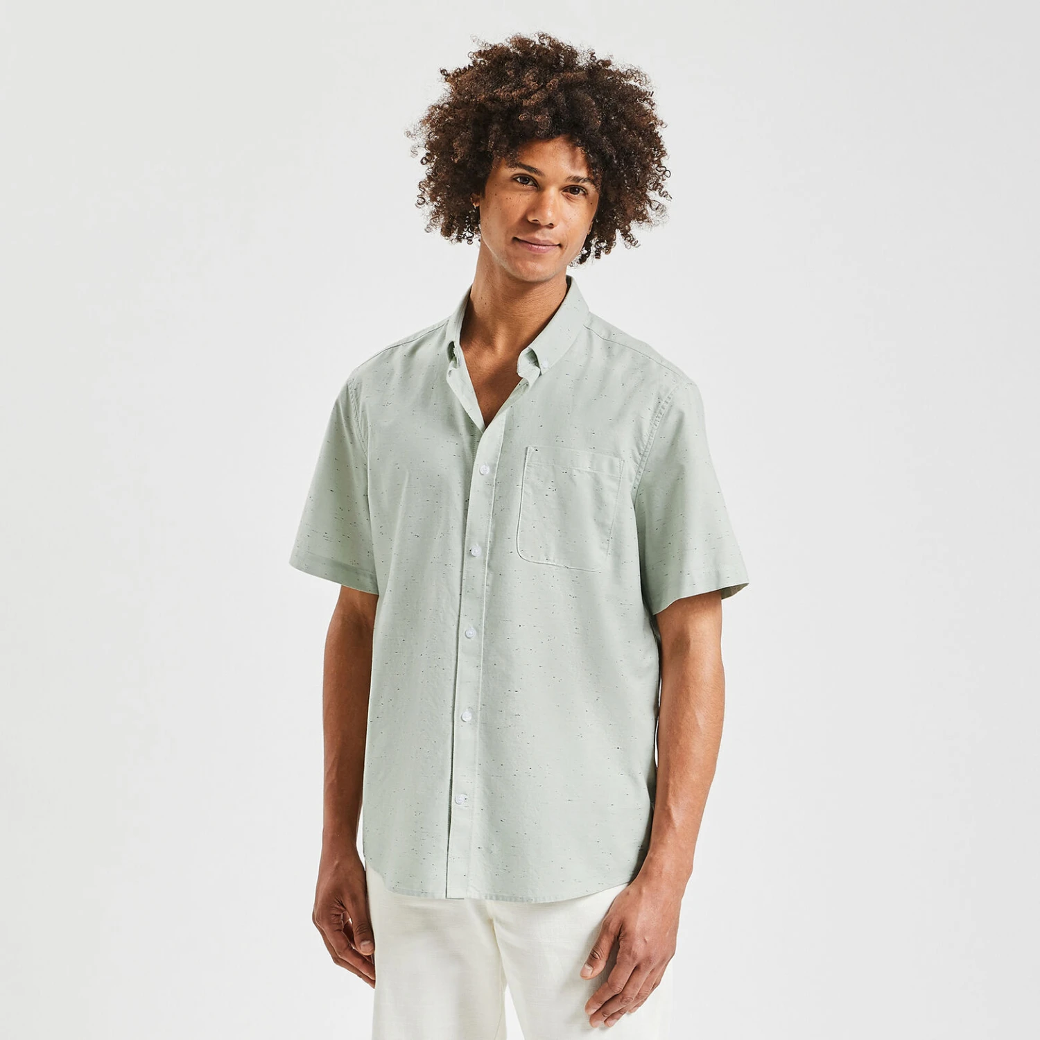 Chemisette Regular Oxford Coton Neps 1 Chemisette Regular Oxford Coton Neps