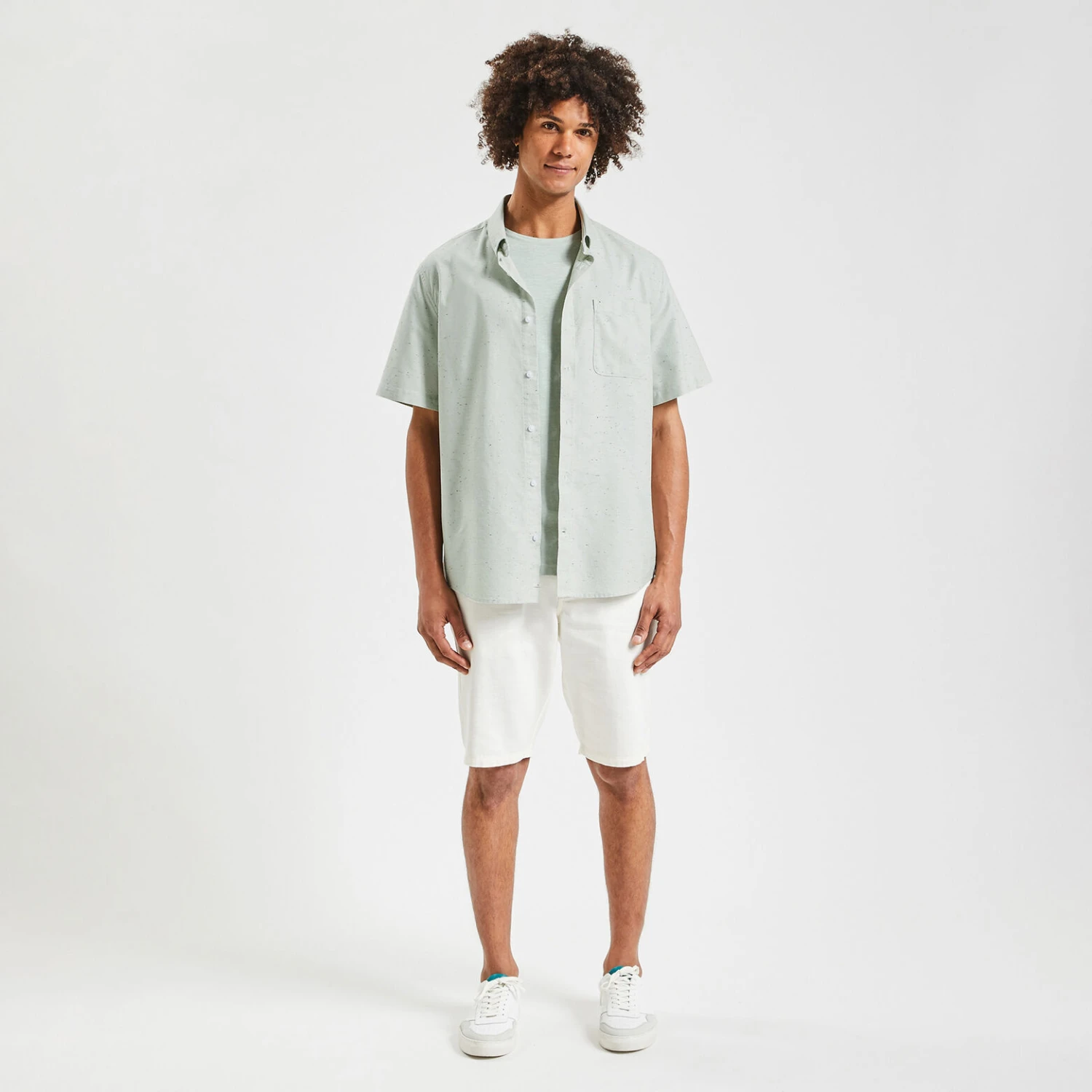 Chemisette Regular Oxford Coton Neps 2 Chemisette Regular Oxford Coton Neps – Image 2