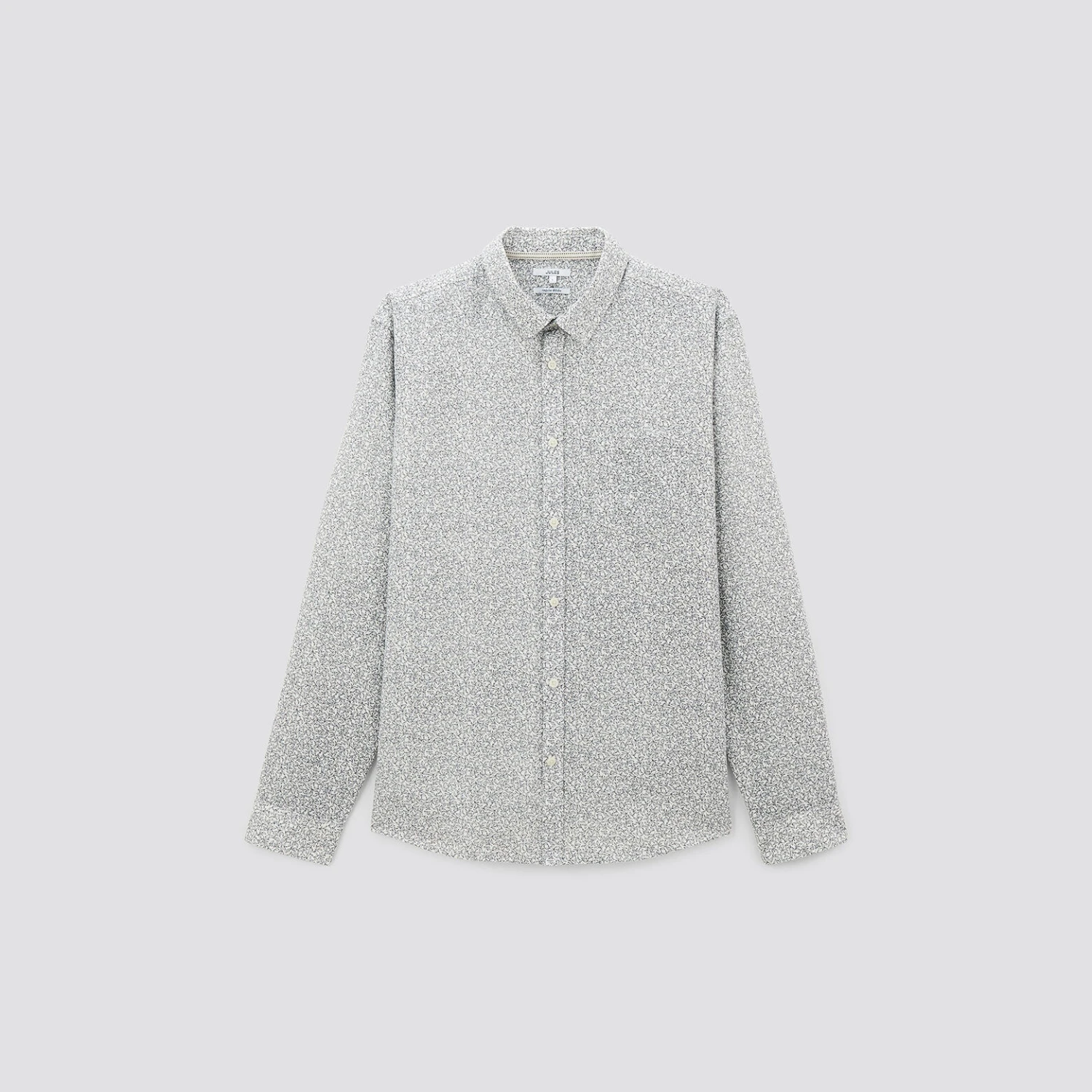 Chemise Regular Imprimé Fleur Coton Lin 7 Chemise Regular Imprimé Fleur Coton Lin – Image 7