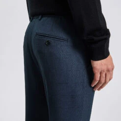 Pantalon Chino à Carreaux Bi-stretch -Men's Clothing Soldes Boutique 1003568 11878 V4