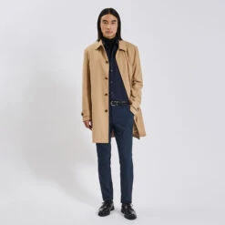 Pantalon Chino à Carreaux Bi-stretch -Men's Clothing Soldes Boutique 1003568 11878 V6