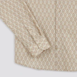 Chemise Regular Micro Geo Coton -Men's Clothing Soldes Boutique 1003587 10400 V9